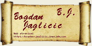 Bogdan Jagličić vizit kartica